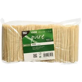 Papstar 1000 Stück(e) Bambus "pure" Ø 2,5 mm · 10 cm