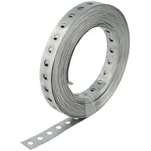 tecuro Lochband 17 mm x 10 m Rolle - Edelstahl V2A