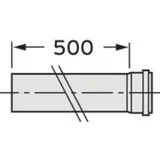 Vaillant 20106384 Montagerohr (Ø x L) 110mm x 500.00mm Weiß