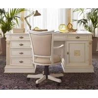 aea Luxus Schreibtisch Tisch Büro Office Antik Stil Barock Rokoko Schreibtische Neu - Weiß