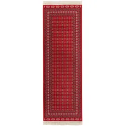 Orientteppich MORGENLAND "Orientteppich - Turkaman - rechteckig", rot, B:100cm H:8mm L:200cm, Acryl, Teppiche