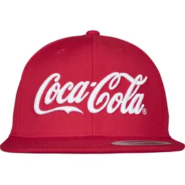 MERCHCODE Coca Cola Logo Snapback Kappe rot onesize