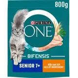 PURINA ONE Senior mit Huhn Katzenfutter 800g (4 Beutel; 3,2kg)