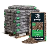 Galamio Rindenmulch Rinde Mulch Garten Dekor Pinus Sylvestris Natur Wald Kiefer Fein 10-20mm 60l x 26 Sack 1.560l / 1 Palette Paligo