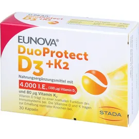 STADA Eunova DuoProtect D3 4000 I.E. + K2 80 μg Kapseln 30 St.