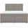 vidaXL Boxspringbett 180 x 200 cm Taupe