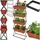 Tectake Vertikalbeet 52 x 21 x 127 cm Braun