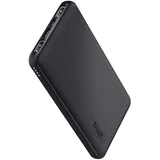 Trust Mobile Primo Dünne Powerbank Schnellladefunktion 10000 mAh, Nachhaltig, USB C Externer Akku, Tragbares Ladegerät 3A, Power Bank Handy, Smartphone, iPhone, iPad, Samsung, Xiaomi, Tablet