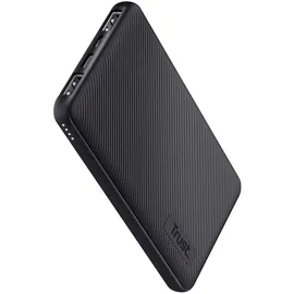 Trust Mobile Primo Dünne Powerbank Schnellladefunktion 10000 mAh, Nachhaltig, USB C Externer Akku, Tragbares Ladegerät 3A, Power Bank Handy, Smartphone, iPhone, iPad, Samsung, Xiaomi, Tablet