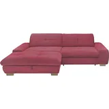 Set One by Musterring Ecksofa SO 1200 Cord Ruby Red