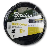 Bradas Gartenschlauch 50 m schwarz/gelb