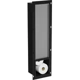 Mexen 1975 Aufbewahrung, Schwarz - X-Wall-B Toilettenpapier Black