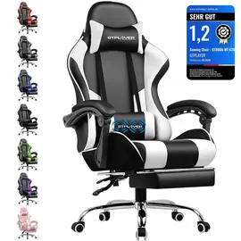 GTPLAYER Kunstleder Weiß