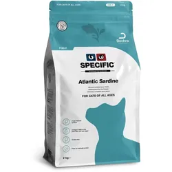 SPECIFIC Cat FQD-F Atlantic Sardine: Trockenfutter mit frischen Sardinen und Krill für Katzen jeden Alters 2kg