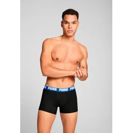 Puma Everyday Basic Boxershorts Schwarz/Rot/Blau/Weiß XXL 2er Pack