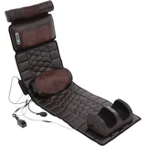 Massagesitzauflage, 50x126cm Massageauflage, Ganzkörper-Massagematte, Medizinisches Kissen, Lendenwirbel-Airbag und Fußmassagegerät Kann zu Hause, im Büro, auf Sofas, Betten, Liegesesseln