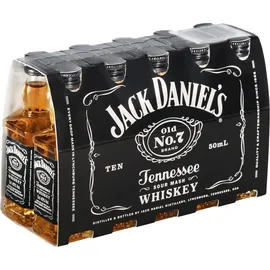 Jack Daniel's Old No. 7 Tennessee 40% Vol. 10 x 50 ml
