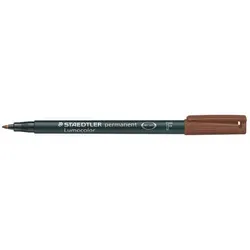 Folienstift Lumocolor F braun permanent