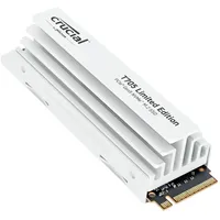 Crucial T705 2TB SSD PCIe Gen5 NVMe M.2 Limitierte Edition Interne SSD mit weißem Premium-Kühlkörper, bis zu 14.500MB/s, Microsoft DirectStorage, PCIe 4.0 abwärtskompatibel - CT2000T705SSD5A