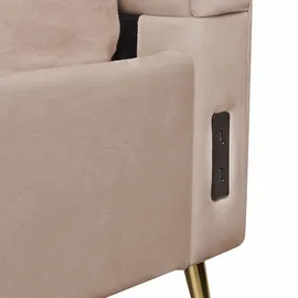 Beliani Miribel 180 x 200 cm H2 Taupe