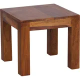 FineBuy Couchtisch Massiv-Holz 45cm Wohnzimmertisch Landhaus Beistelltisch natur