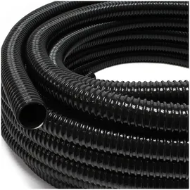 Wiltec Teichschlauch 25 m Spiralschlauch 50 mm schwarz