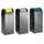 Proregal Wertstoffsammler 60 l Grau-Blau
