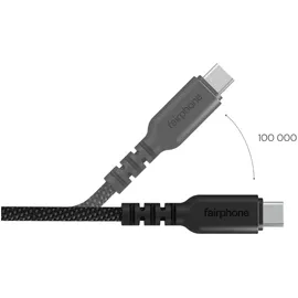 Fairphone USB-C 3.2 1 m Schwarz