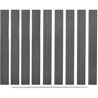 vidaXL Zaunlatte 170 x 2740 cm Grau/WPC