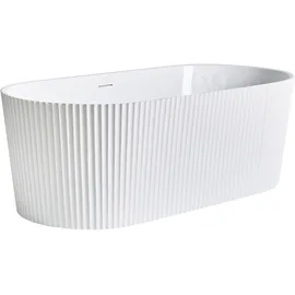 Beliani Gocta freistehende Badewanne 170 x 80 cm (W) 80 x (H) 58 x (L) 169 cm