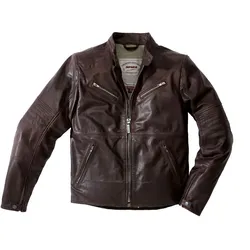 Spidi Garage, Lederjacke - Schwarz - Bauch 52