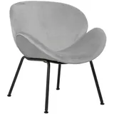 Paperflow Sessel SMILE Stoff 41 x 41 x 41 cm Grau/Schwarz
