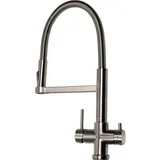 bietal® BT-551 5-Wege Wasserhahn Küchenarmatur Mischbatterie mit Geschirrbrause