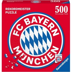 Ravensburger Puzzle FC Bayern Logo, 500 Puzzleteile, Made in Europe; FSC® - schützt Wald - weltweit bunt