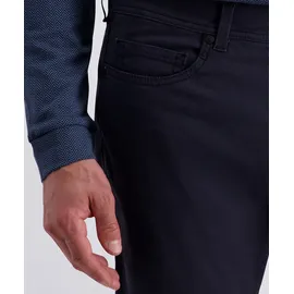 Pierre Cardin "PC-Lyon", Herren, Gr. 34, Länge 32, blau (marine), Web, Obermaterial: 97% Baumwolle, 3% Elasthan, weit, unten schmal lang, Hosen 5-Pocket-Hose, Tapered fit