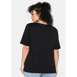 sheego T-Shirt Schwarz 40/42