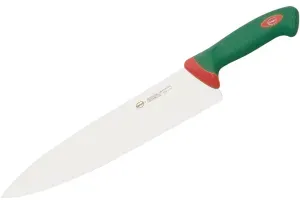 Sanelli Kochmesser, grüner Griff, Küchenmesser mit Edelstahlklinge, Klingenlänge: 20 cm