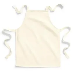 FairTrade Cotton Junior Craft Apron: One Size / Natural