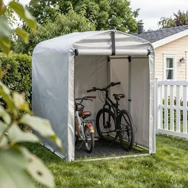 SoBuy Terrassenfliesen Klicksystem Wetterfest Schwarz/Grau
