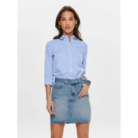 Jdy Hemdbluse JDYMIO L/S Shirt WVN NOOS Blau 38