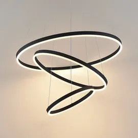 ARCCHIO Albiona 3-flg. 80 cm rund schwarz Metall