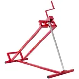 KOMFOTTEU Rasentraktor Hebevorrichtung, 400kg, 115 x 50 x 20 cm rot