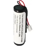 AccuCell Akku passend für Leifheit Dry&Clean 51000, Li-Ion, 3,7V, 2500mAh, 9,3Wh
