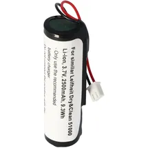 AccuCell Akku passend für Leifheit Dry&Clean 51000, Li-Ion, 3,7V, 2500mAh, 9,3Wh