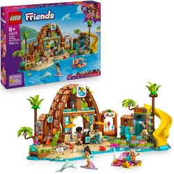 LEGO Friends Familienurlaub im Strandresort Set mit Tierfiguren - 42673