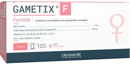 Densmore Gametix F Nahrungsergänzungsmittel Fruchtbarkeit 30 Beutel