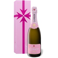 Lanson Brut Rosé mit Geschenkbox, Champagner