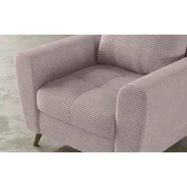 Mr. Couch Sessel MR. COUCH "Blackburn II", rosa (stripes 8626 flamingo), B:96cm H:71cm T:90cm, Stripes (92% Polyester / 8% Nylon), Sessel, Sessel, Passend zu der Garnitur, mit Kaltschaumpolsterung bis 140 kg belastbar