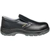 Safety Jogger S3 Sicherheitsschuhe Herren mit Stahlkappe – X0600 - Rutschfester Arbeitsschuh für Damen, hochwertiger Leder Sicherheitsclog mit Stahlzwischensohle, Wasserdichtes, Schwarz, EU 36