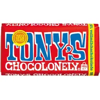 TONY'S CHOCOLONELY - Vollmilchschokolade 180 g - Fairtrade Schokolade. Ohne Palmöl, hergestellt in Belgien